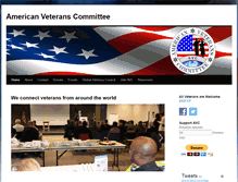 Tablet Screenshot of americanveteranscommittee.org